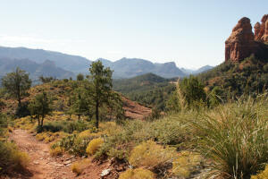 Upper Brins Mesa Trail Looking Down