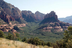 Upper Brins Mesa Trail Looking Across Mormon Canyon