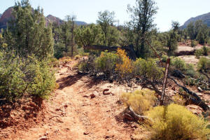 Start of Second Part of Broken Arrow Trail