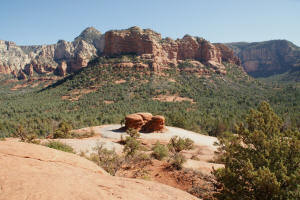 View of Mushroom Rock