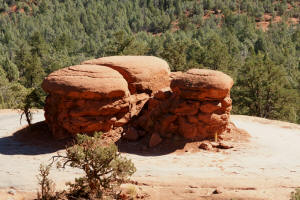 Mushroom Rock on Broken Arrow Trail