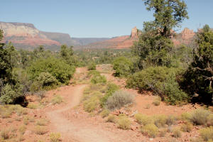 View of Sedona to North