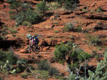 Biker's on the Butte's Slope
