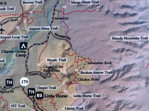 Broken Arrow, Chapel, Mystic Trail Loop
