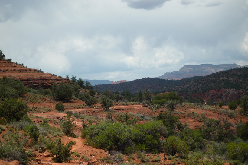 Looking Northwest Along the Base of Cathedral Rock