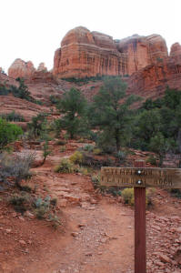 Cathedral Rock Trail Base of Rock