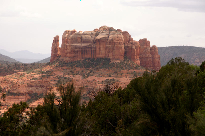 Distant View of Cathedral Rock