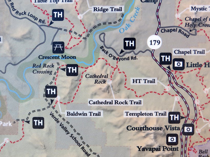 Cathedral Rock TopGraphic Map