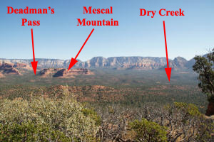 Doe Mountain View of Mescal Mountain
