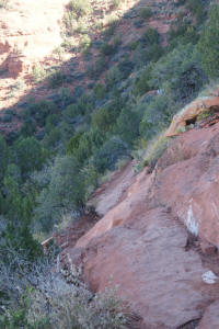 Mid Trail Going Down