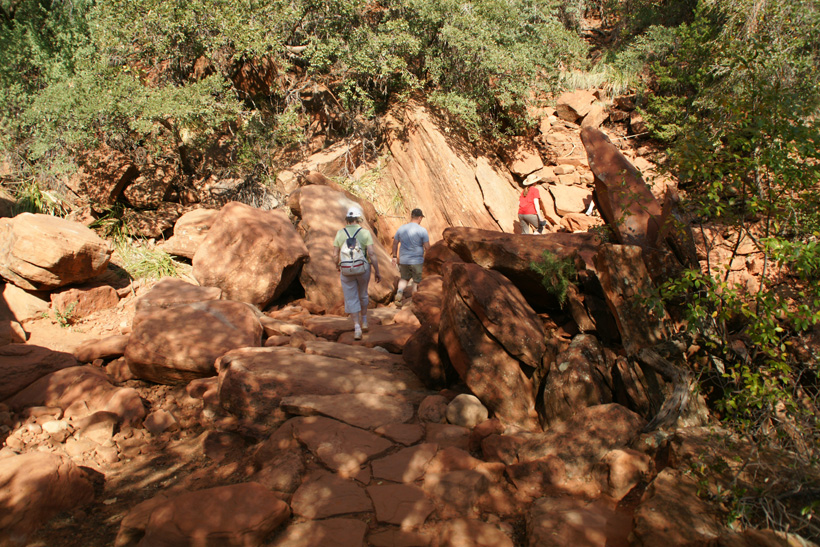 Trail Leading to the Palatki Heritage Site Indian Ruins 