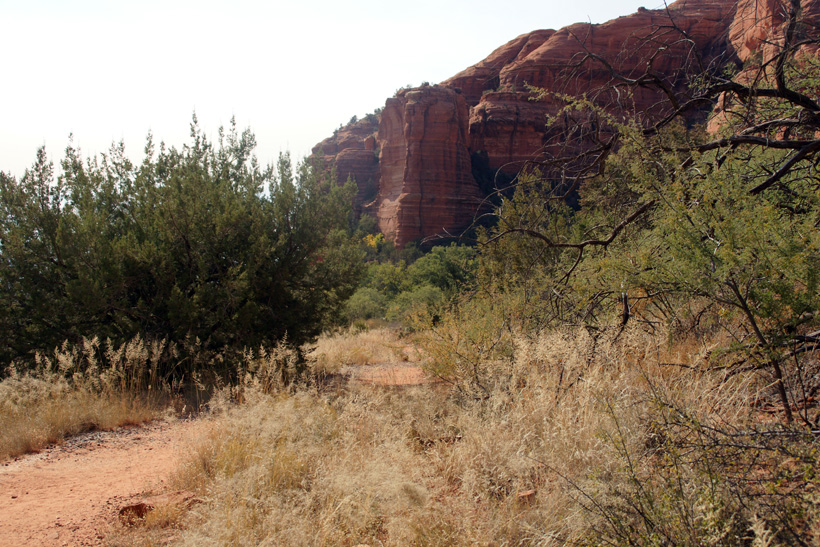 Trail leading to the visitor station.