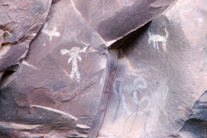 Sixth Picture of Pictographs at Palatki Heritage Site's Ceremonial Place