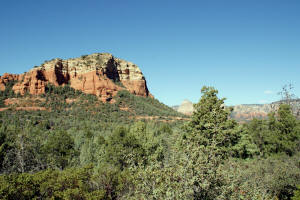 Upper Soldier Pass Trail on Brins Mesa - Looking northwest