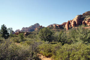 Upper Soldier Pass Trail on Brins Mesa - Looking northeast