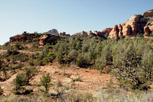 Upper Soldier Pass Trail Looking East.