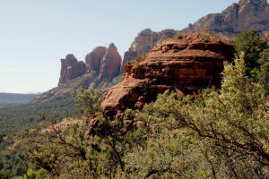 Soldier Pass Trail Looking South - West Side of Canyon