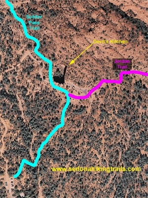 Soldier Pass Southern Trailhead and Devil's Kitchen