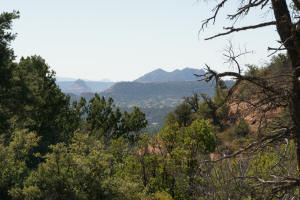 View of Bell Rock fomr the top of Soldier Pass