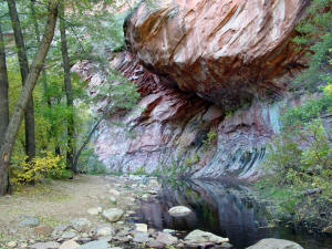 West Fork Trail - First Crossing Looking Downstream