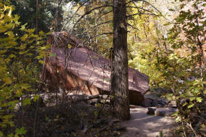 West Fork Trail - Rock Slide