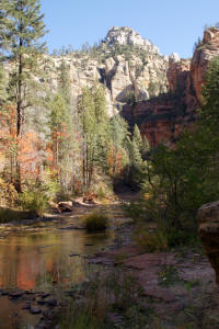 West Fork Trail - Stream and Cliffs