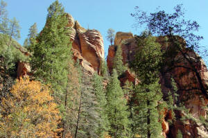 Rock Formations on West Fork Trail