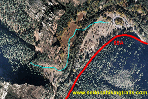 Aerial View of West Fork Trailhead